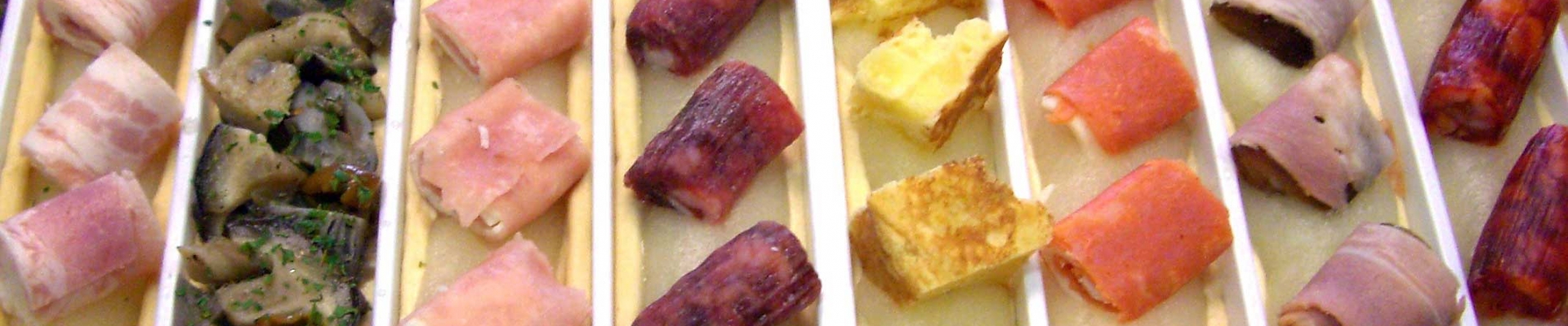 rellenos de jamón, tortilla, chorizo productos de Tecnoaliments by Desarrollos Cárnicos S.L.